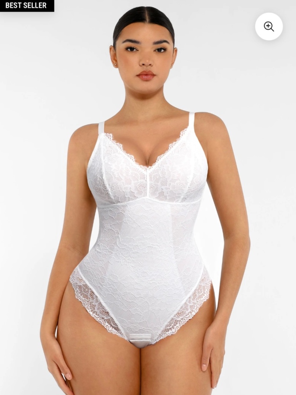 Lace Shapewear Bodysuit (Size L)